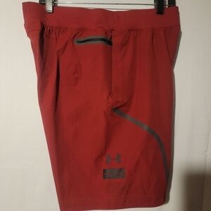 UNDER ARMOUR UA Unstoppable Training Shorts 1351662-615 Red Size Large
